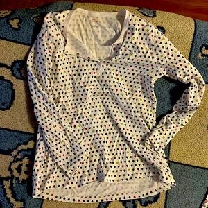 Roller rabbit disco hearts pajama set